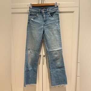 Joe’s Jeans, size 23, rarely worn, light denim.